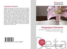 Capa do livro de Uruguayan Literature 
