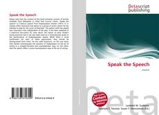 Copertina di Speak the Speech