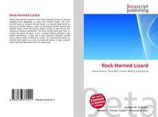Portada del libro de Rock Horned Lizard