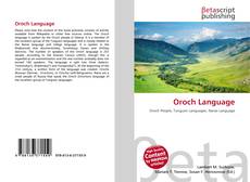 Buchcover von Oroch Language