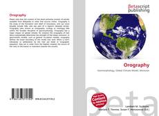 Copertina di Orography