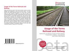 Buchcover von Usage of the Terms Railroad and Railway