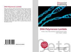 Capa do livro de DNA Polymerase Lambda 