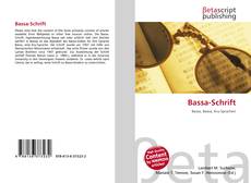 Portada del libro de Bassa-Schrift
