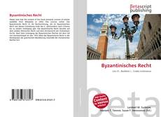 Capa do livro de Byzantinisches Recht 