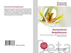 Ascocentrum Ampullaceum kitap kapağı