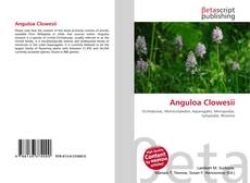Anguloa Clowesii kitap kapağı