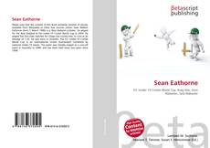 Sean Eathorne kitap kapağı