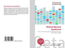 Buchcover von Donnai-Barrow Syndrome