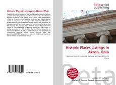 Couverture de Historic Places Listings in Akron, Ohio