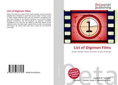 List of Digimon Films的封面