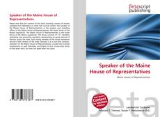 Buchcover von Speaker of the Maine House of Representatives