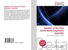 Buchcover von Speaker of the New South Wales Legislative Assembly