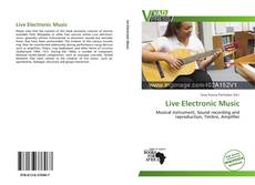 Portada del libro de Live Electronic Music