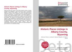 Buchcover von Historic Places Listings in Albany County, Wyoming