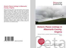 Historic Places Listings in Albemarle County, Virginia的封面