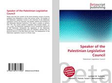 Copertina di Speaker of the Palestinian Legislative Council