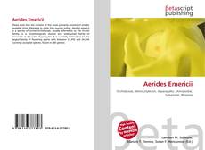 Buchcover von Aerides Emericii