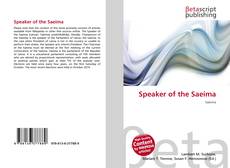 Buchcover von Speaker of the Saeima