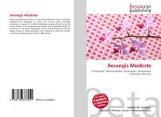 Copertina di Aerangis Modesta