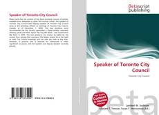 Buchcover von Speaker of Toronto City Council