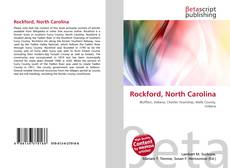 Copertina di Rockford, North Carolina