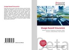 Couverture de Usage-based Insurance