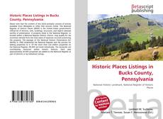 Buchcover von Historic Places Listings in Bucks County, Pennsylvania