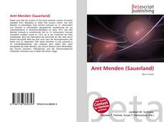 Buchcover von Amt Menden (Sauerland)
