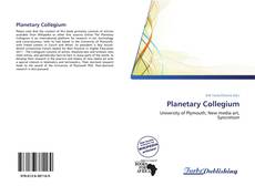 Planetary Collegium kitap kapağı