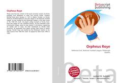 Orpheus Roye的封面