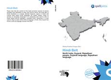 Bookcover of Hindi Belt