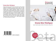 Portada del libro de Orono Wor Petchpun
