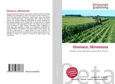 Portada del libro de Oronoco, Minnesota