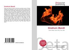 Portada del libro de Orodruin (Band)