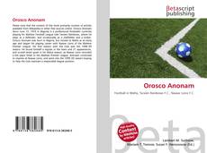 Orosco Anonam的封面