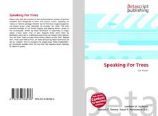 Speaking For Trees的封面