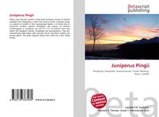 Juniperus Pingii的封面