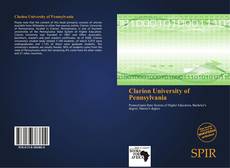 Bookcover of Clarion University of Pennsylvania