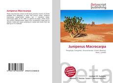 Copertina di Juniperus Macrocarpa