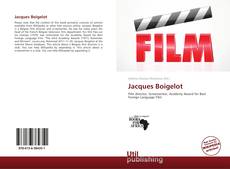 Portada del libro de Jacques Boigelot