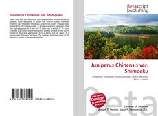 Buchcover von Juniperus Chinensis var. Shimpaku
