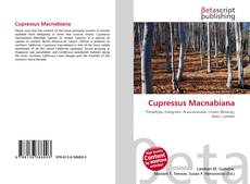 Couverture de Cupressus Macnabiana