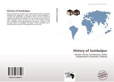 Обложка History of Sambalpur