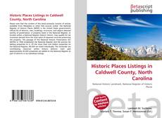 Capa do livro de Historic Places Listings in Caldwell County, North Carolina 