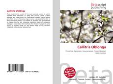 Capa do livro de Callitris Oblonga 