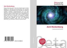 Capa do livro de Amt Reckenberg 
