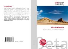 Capa do livro de Orontobates 