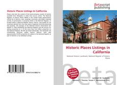 Capa do livro de Historic Places Listings in California 
