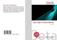 Capa do livro de Spec Ops II: Green Berets 